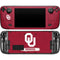 University of Oklahoma Sooners Steam Deck Handheld Gaming Computer Skin